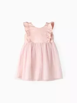 Платье Крошка Я, рост 68-74 см, персиковое