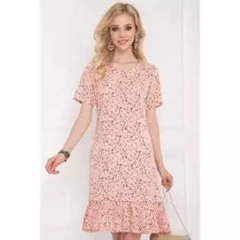 Платье «Ламенте пич», размер 50