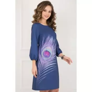 Платье «Ларенсия деним», размер 52