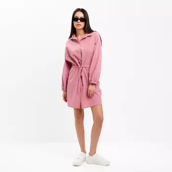 Платье летнее женское с кулиской MIST размер 48-50, цвет розовый