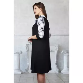 Платье «Лолита блэк» цвет черный, белый, размер 46