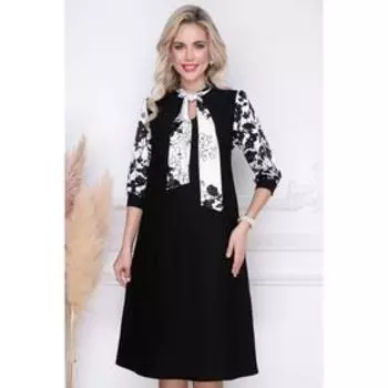 Платье «Лолита блэк розес», размер 46