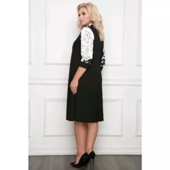 Платье «Лолита блэк вайт», размер 46