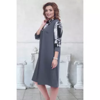 Платье «Лолита ланотте» цвет серый, размер 48