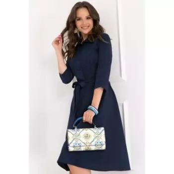 Платье «Манчиано блу», размер 52