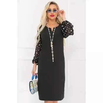 Платье «Местре дарк грэй», размер 56