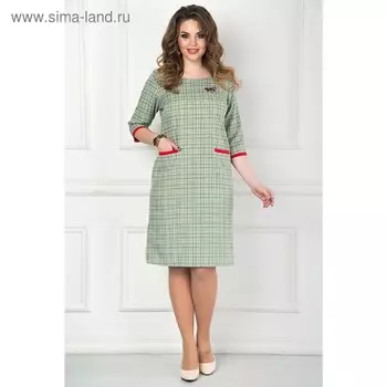 Платье «Мирадос лайт грин», размер 50