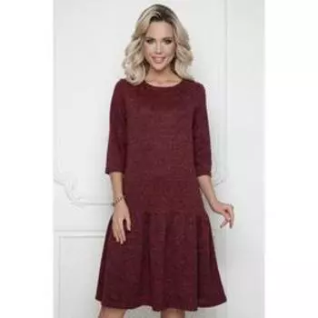 Платье «Модэльяни марсала», размер 48