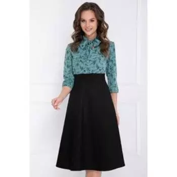 Платье «Оделлио блэк грин», размер 54