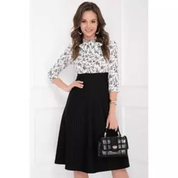 Платье «Оделлио блэк вайт», размер 52