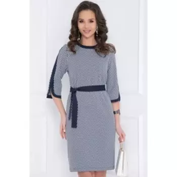 Платье «Платиния блу вайт», размер 52