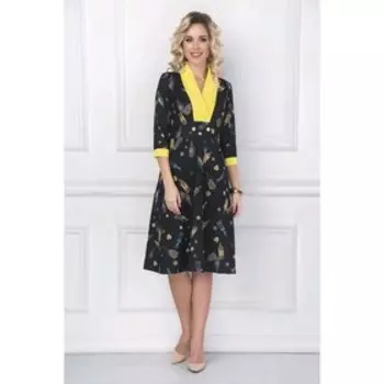 Платье «Равенна елоу», размер 46