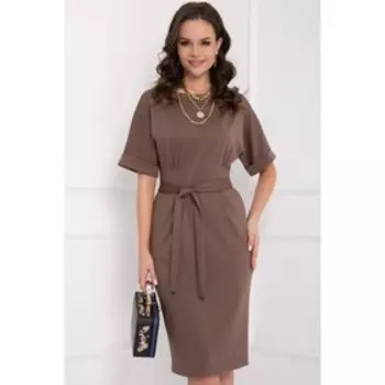 Платье «Римаско браун», размер 54