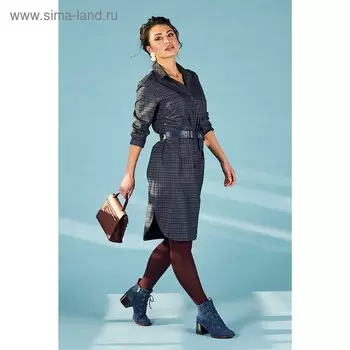 Платье-рубашка женское, размер 56