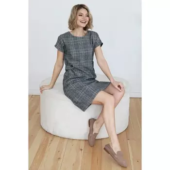 Платье с поясом, размер 42