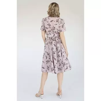 Платье с юбкой полусолнце, размер 42