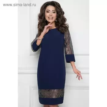 Платье «Сандало блу», размер 52