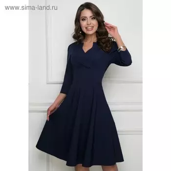 Платье «Сицилия дарк блу», размер 56