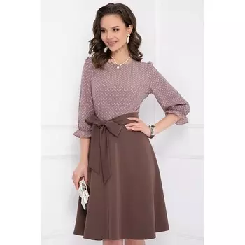 Платье «Сивилья браун», размер 52