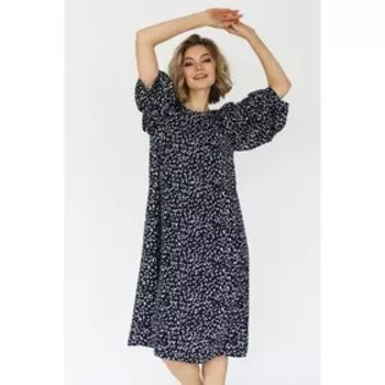 Платье свободного кроя из вискозы, размер 42-46