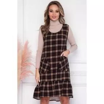 Платье «Тенереза браун», размер 52