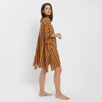 Платье-туника женское MINAKU: Enjoy цвет жёлтый, размер 50-52