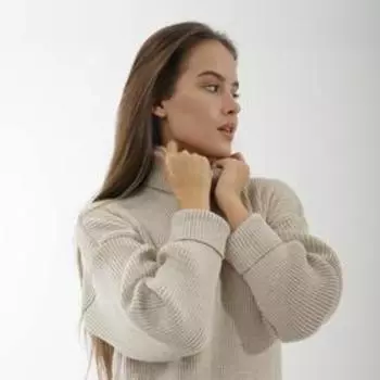 Платье вязаное SL, 50-52, бежевый