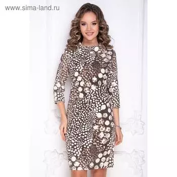 Платье женское «Брисенти браун», размер 54