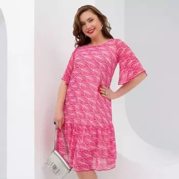 Платье женское Charutti «Лучший вклад в себя. Ягодный пунш», размер 52