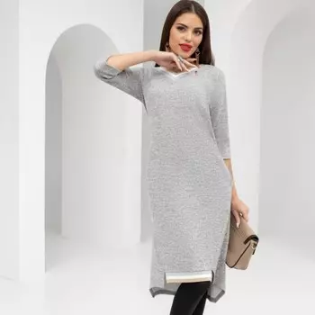 Платье женское Charutti «Свежий статус. Роскошная», с брошкой, размер 52