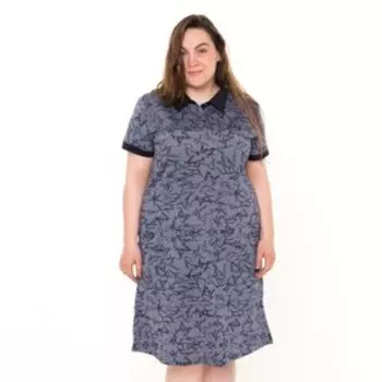 Платье женское, цвет антрацит меланж, размер 54