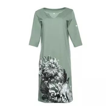 Платье женское, цвет хаки, размер 58