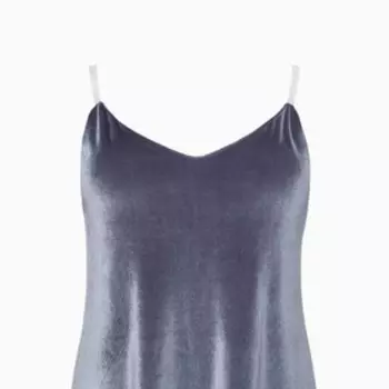 Платье женское, цвет серебро, размер 46