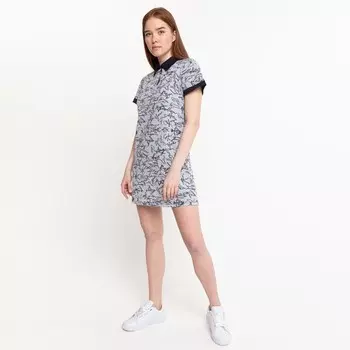 Платье женское, цвет серый меланж, размер 52