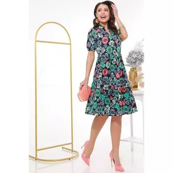 Платье женское «Цветочный парфюм», размер 46