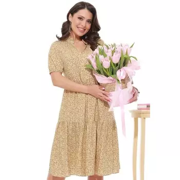 Платье женское «Цветочный парфюм», размер 50