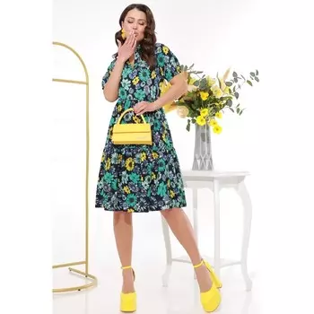 Платье женское «Цветочный парфюм», размер 52