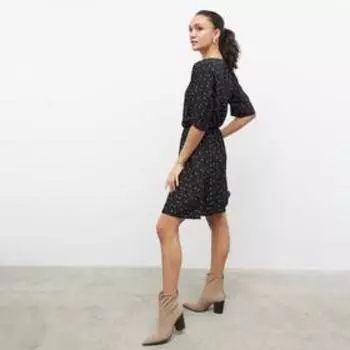 Платье женское длина мини MINAKU: Green trend цвет чёрный, р-р 42