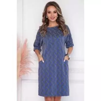 Платье женское «Дзои грей блу», размер 56