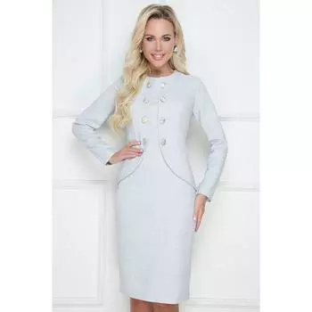 Платье женское «Фоссано лайт грей», размер 52