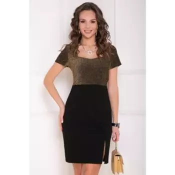 Платье женское «Иллазия блэк голд», размер 48