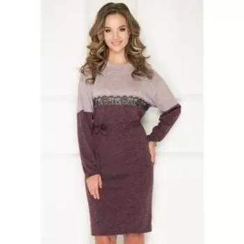 Платье женское «Мэйни вайлет бордо», размер 54