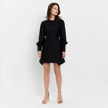 Платье мини женское MINAKU: Casual Collection, чёрное, размер 48