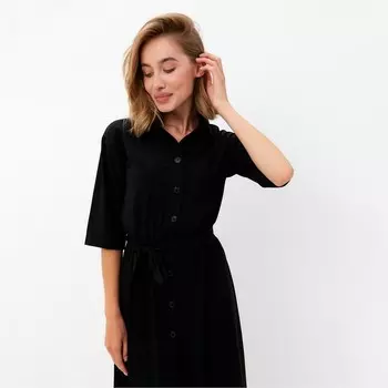 Платье женское MINAKU: Enjoy цвет черный, р-р 46