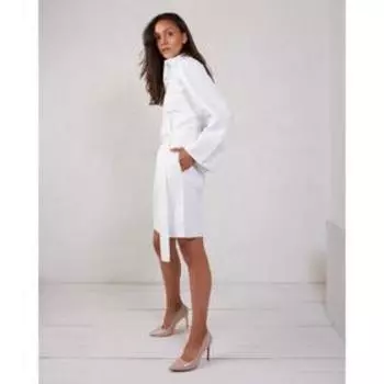Платье женское MINAKU: Leather look цвет белый, р-р 44