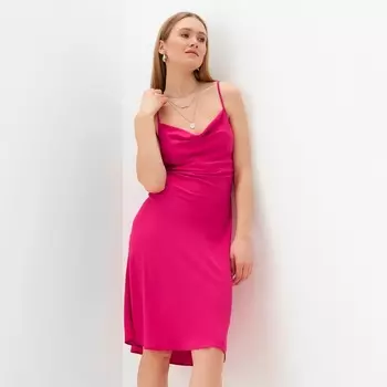 Платье мини женское MINAKU: Casual Collection, розовое, размер 44