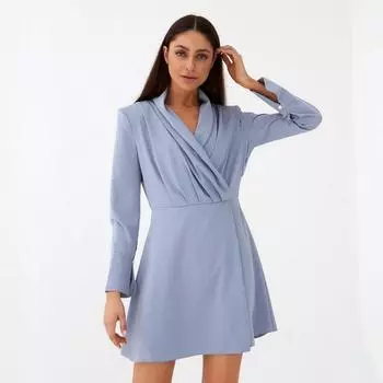 Платье женское мини MIST р. 42, голубой