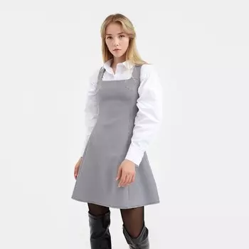 Платье женское MIST р. 46, черный/белый