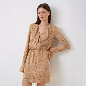 Платье женское MIST с воланами, р. 50, бежевый