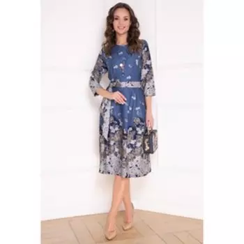 Платье женское «Неаполи деним», размер 52